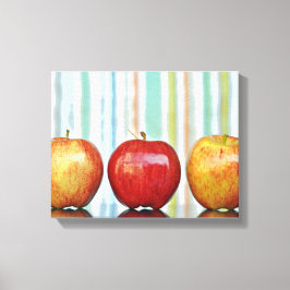 Gala-appelen, met meerdere kleuren en met meerdere canvas afdruk