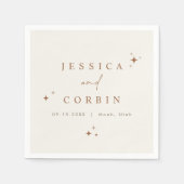 GALA Bohemian Terracotta Celestial Star Nap Servet (Voorkant)