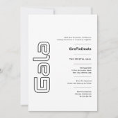 Gala Business Zakelijk Tech Netwerk Evenementen Mo Kaart (Voorkant)