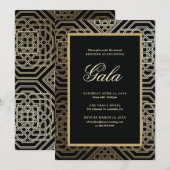 Gala-feest uitnodiging (Voorkant / Achterkant)