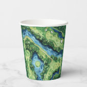 Gala Golf Party Paper Cup Papieren Bekers (Achterkant)