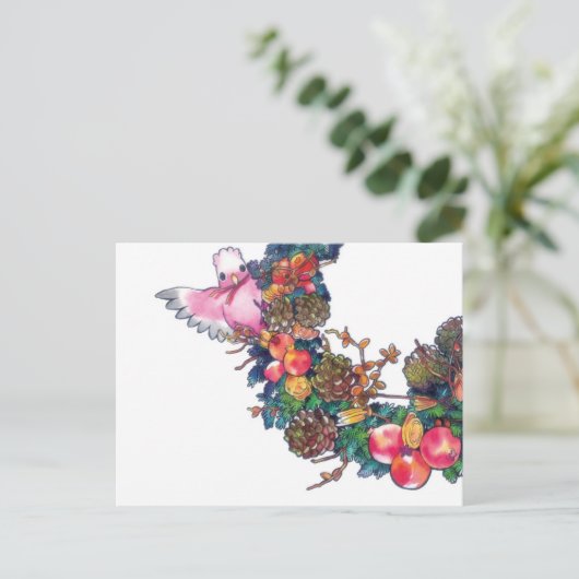 Gala met Kerst C Feestdagenkaart (Staand voorkant)