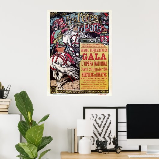  gala, middeleeuws  poster (Thuiskantoor)