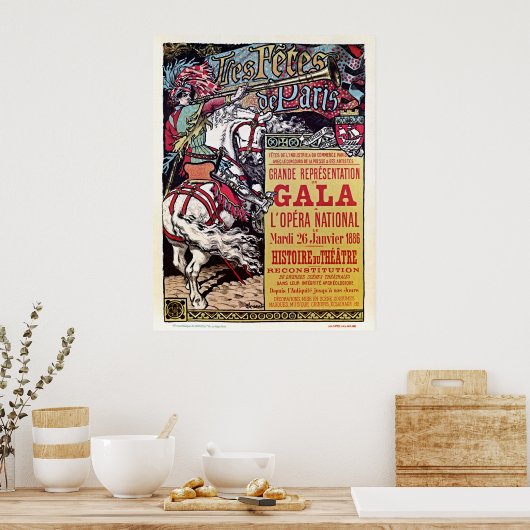  gala, middeleeuws  poster (Keuken)