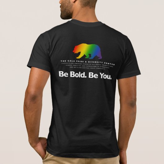 Gala Pride & Diversity BE Bold T-shirt (Achterkant)