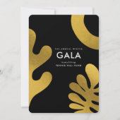 Gala-uitnodiging uit het midden van de eeuw kaart (Voorkant)