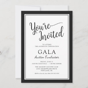 Gala-veiling fundraiser zakelijke onderneming kaart