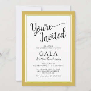 Gala-veiling fundraiser zakelijke onderneming kaart