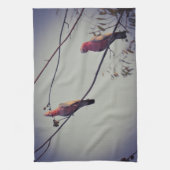 Gala vogels in boom 3 theedoek (Verticaal)