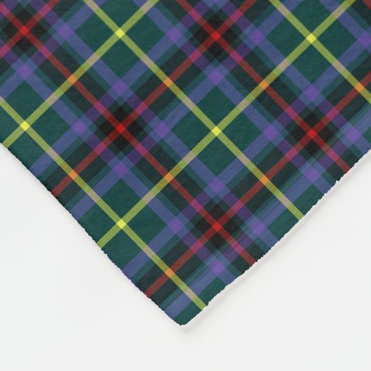 Gala Water Scotland District Tartan Fleece Blanket (Hoek)