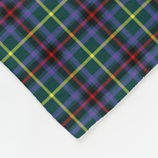 Gala Water Scotland District Tartan Fleece Blanket Deken (Hoek)