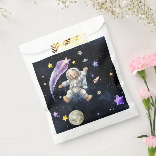 Galactic Astronaut Party Favoriet Bag Bedankzakje (Gezegeld)