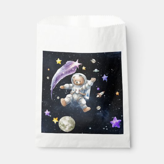 Galactic Astronaut Party Favoriet Bag Bedankzakje (Voorkant)