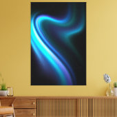 Galactic Aurora Polaris Stretched Canvas Afdrukken (Insitu (Woonkamer))