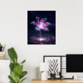 Galactic Bloom Poster (Thuiskantoor)