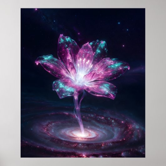 Galactic Bloom Poster (Voorkant)