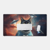 Galactic Cat Astronaut Bureaumat (Keyboard & Muis)