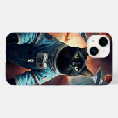 Galactic Cat Astronaut Case-Mate iPhone Case (Achterkant (horizontaal))