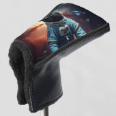 Galactic Cat Astronaut Golfheadcover (3/4 voorkant)