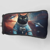 Galactic Cat Astronaut Golfheadcover (Voorkant)