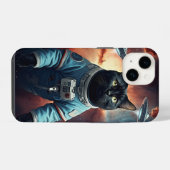 Galactic Cat Astronaut iPhone Hoesje (Achterkant horizontaal)