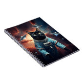 Galactic Cat Astronaut Notitieboek (Rechterzijde)