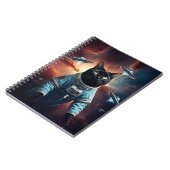 Galactic Cat Astronaut Notitieboek (Linkerzijde)