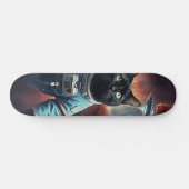 Galactic Cat Astronaut Persoonlijk Skateboard (Horizontaal)