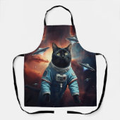 Galactic Cat Astronaut Schort (Voorkant)