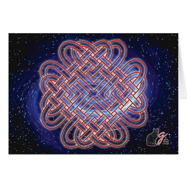 Galactic Celtic Love Knot (Voorkant Horizontaal)