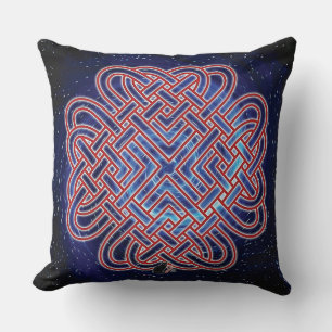 Galactic Celtic Love Knot Kussen
