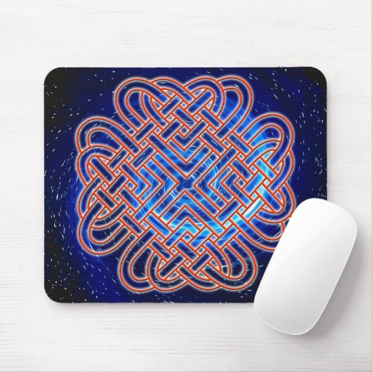 Galactic Celtic Love Knot Muismat (Met muis)