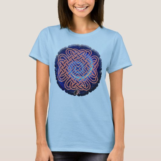 Galactic Celtic Love Knot T-Shirt (Voorkant)