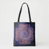 Galactic Celtic Love Knot Tote Bag (Voorkant)