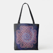 Galactic Celtic Love Knot Tote Bag (Achterkant)