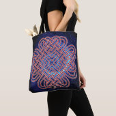 Galactic Celtic Love Knot Tote Bag (Dichtbij)