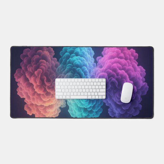 Galactic cloud design desk mat  (Keyboard & Muis)