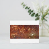 Galactic Core of the Milky Way Galaxy Briefkaart (Staand voorkant)