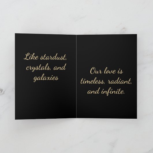 Galactic Crystal Heart Kaart (Binnen)