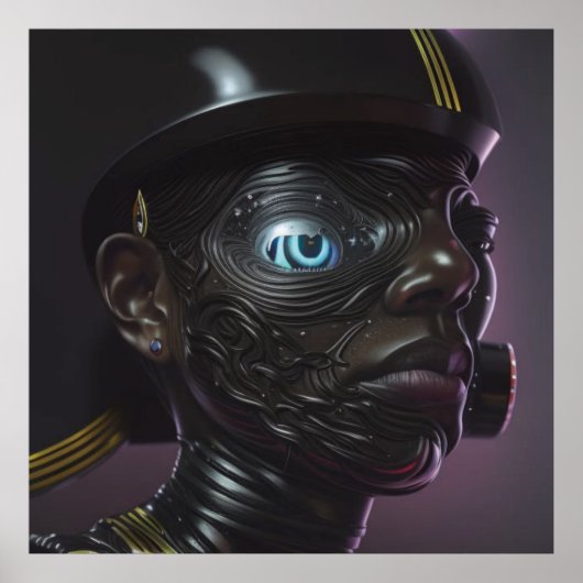 Galactic Cyborg Poster (Voorkant)