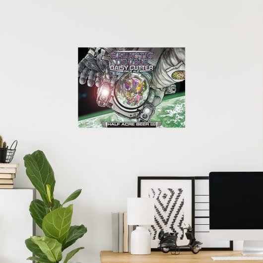 Galactic Double Daisy Cutter 2015 Poster (Thuiskantoor)