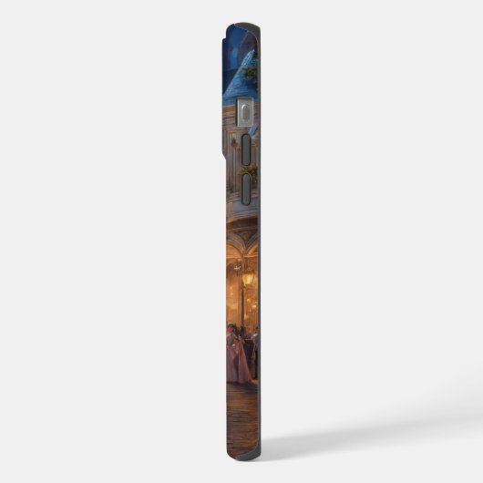 Galactic Dreams iPhone Shell: Een kosmische fusie iPhone Hoesje (Linkerkant)