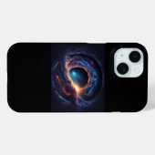 "Galactic Dreams" Universum iPhone 15 Hoesje (Achterkant (horizontaal))