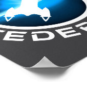 Galactic Federation Logo _1  Poster (Hoek)