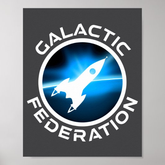 Galactic Federation Logo _1  Poster (Voorkant)
