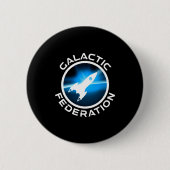 Galactic Federation Logo _1 Ronde Button 5,7 Cm (Voorkant)
