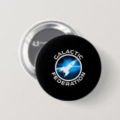 Galactic Federation Logo _1 Ronde Button 5,7 Cm (Voorkant /achterkant)