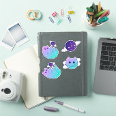Galactic Feline Adventures - Space Cat Sticker Pac (iPad Cover)