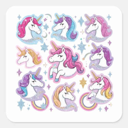 Galactic Fun: Space Adventure Sticker Set (Voorkant)