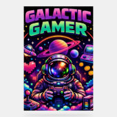 Galactic gamer acryl bord (Voorkant)